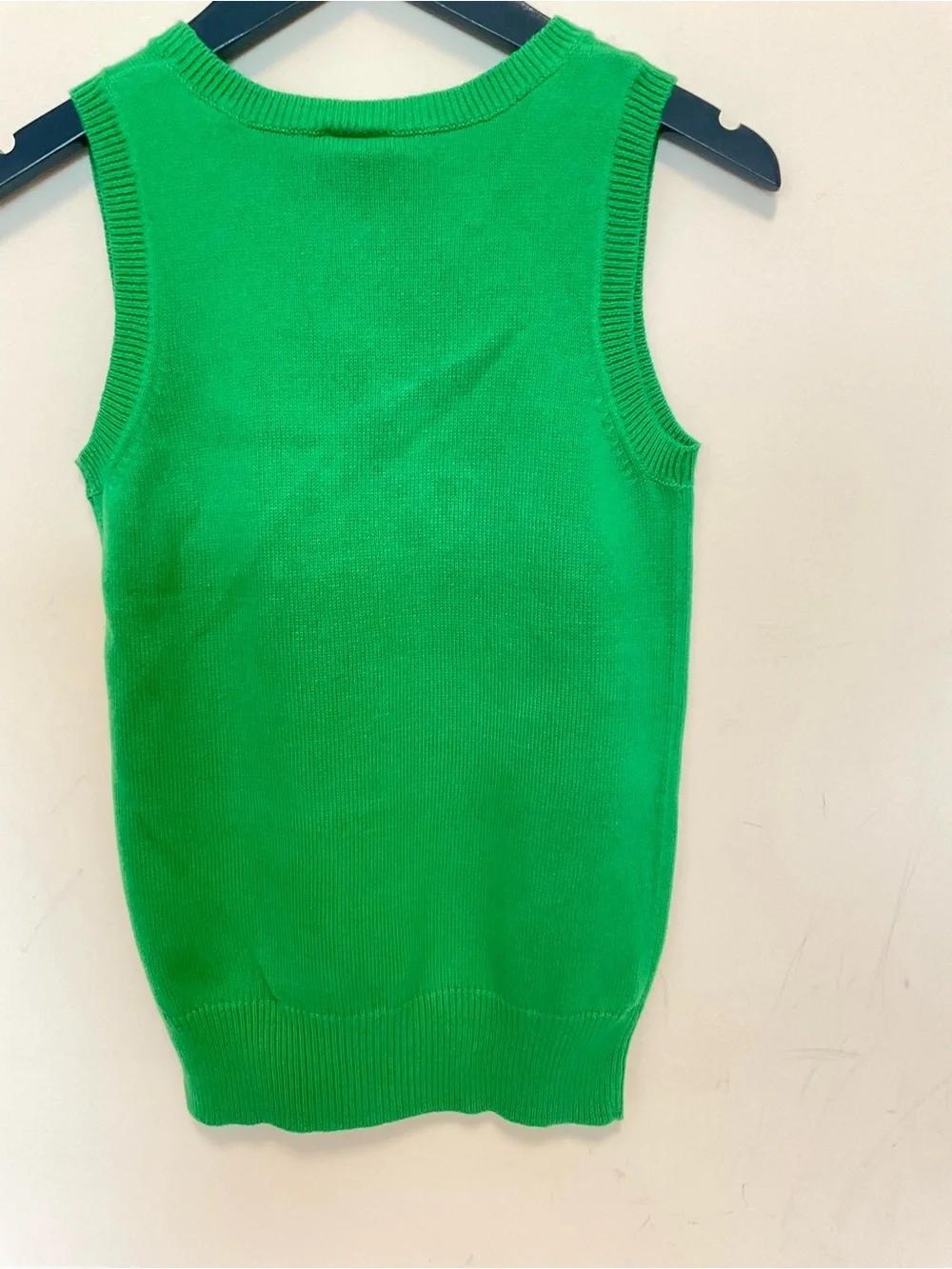 Gymboree Kids Green Sleeveless Sweater Vest with Dog Applique Size M(7-8)